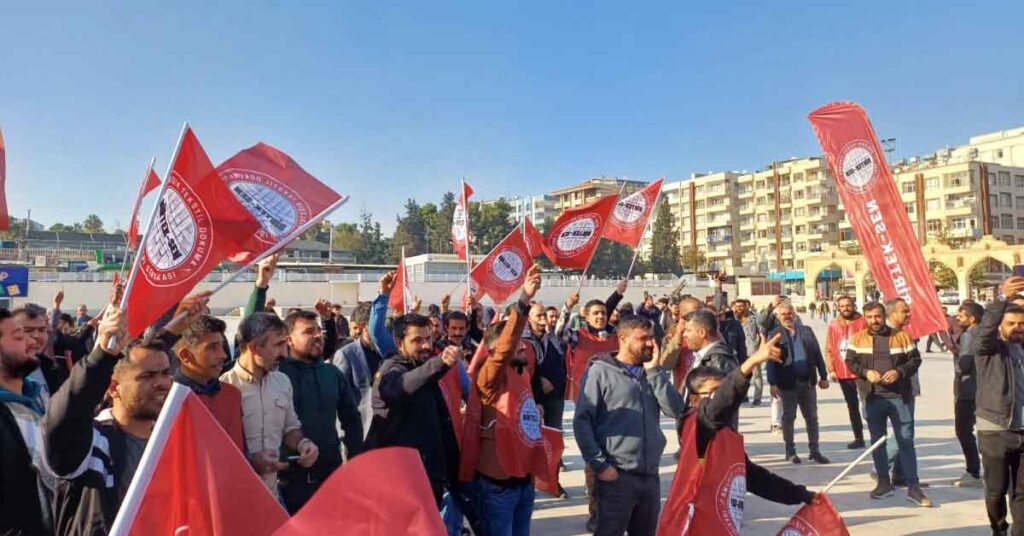 Urfa'da Direnen İşçilere Yürüyüş İzni Yok